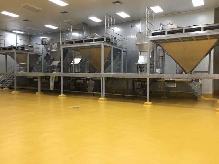 PU – ห้องเทแป้ง โรงงานผลิตนมข้นหวาน